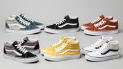 Perechi de Vans Sk8-Hi colorate și confortabile.