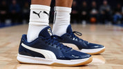 LaMelo Ball și Puma pe terenul de baschet.