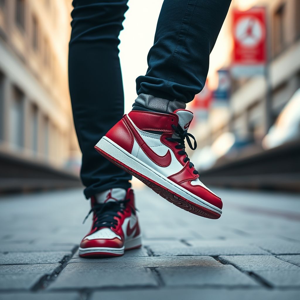 Jordan 1 Chicago Red din piele | Comandă acum! - ShoeResidence