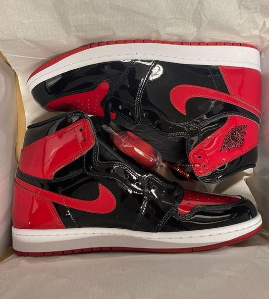 Jordan 1 Patent Bred - Un Clasic Revitalizat cu Strălucire - ShoeResidence