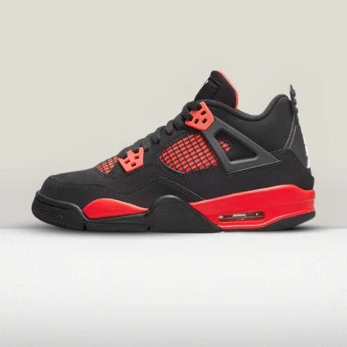 Jordan 4 Red Thunder – Un Spectacol de Culoare și Dinamism - ShoeResidence