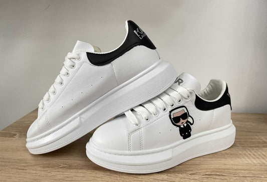 Karl Lagerfeld White and Black – Stil și Eleganță în Contrast Monocrom - ShoeResidence