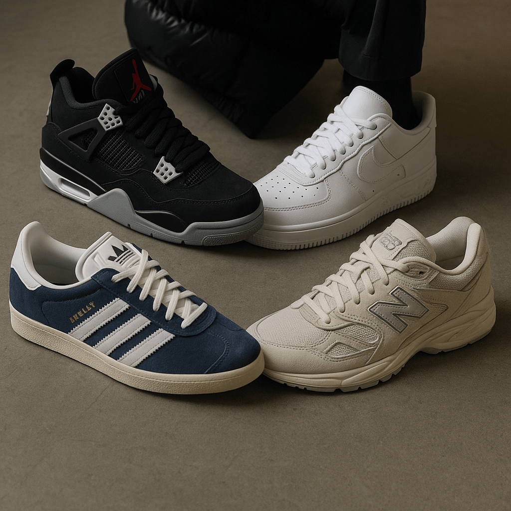 Sneakers Care Definesc Stilul în 2025 – Jordan 4, Air Force 1, Campus și Modele Minimaliste - ShoeResidence
