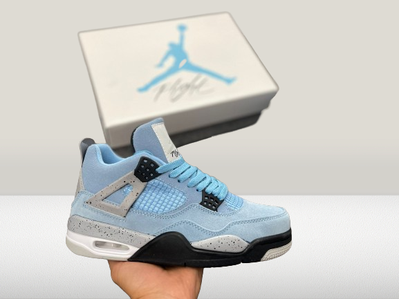 Jordan 4 University Blue PIELE [Full-Box]