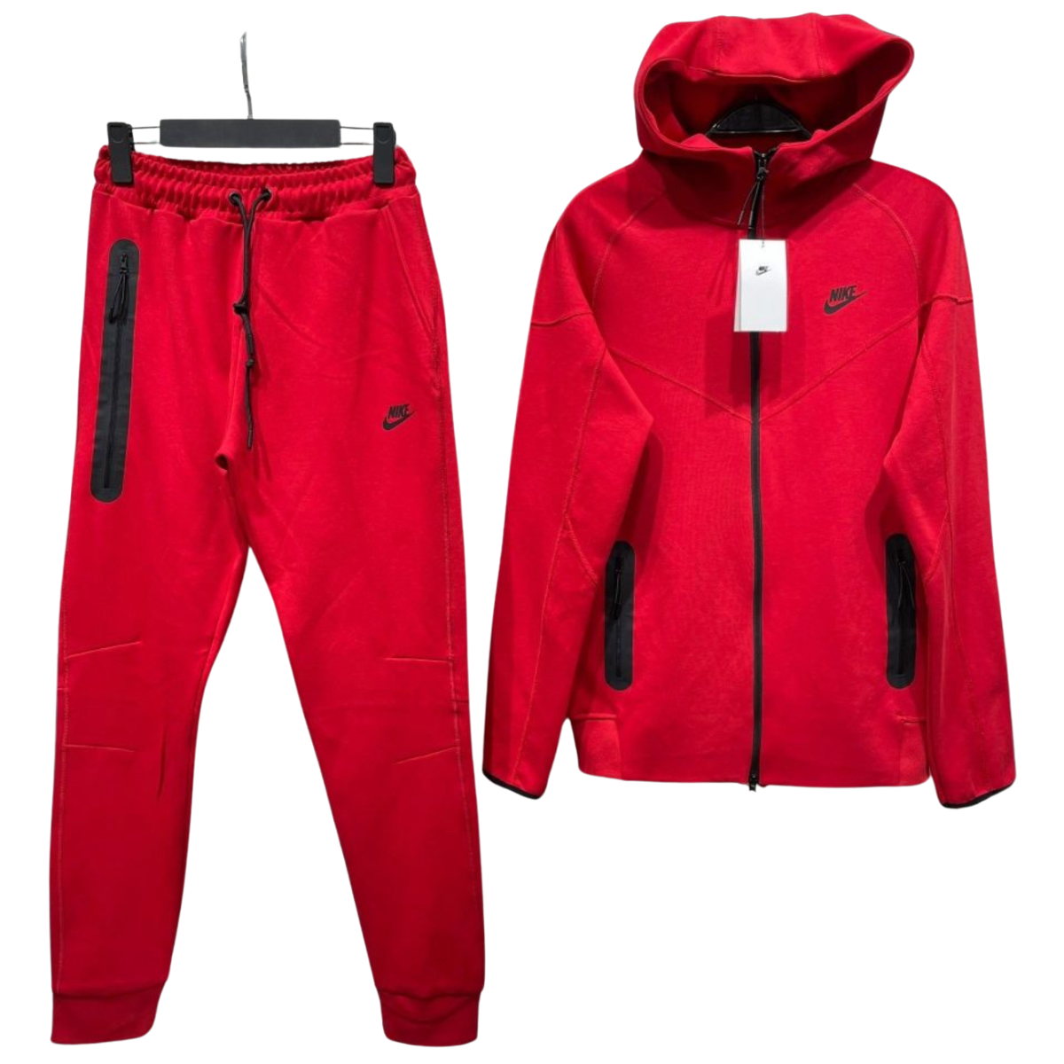 Nike Tech Fleece Roșu ShoeResidence