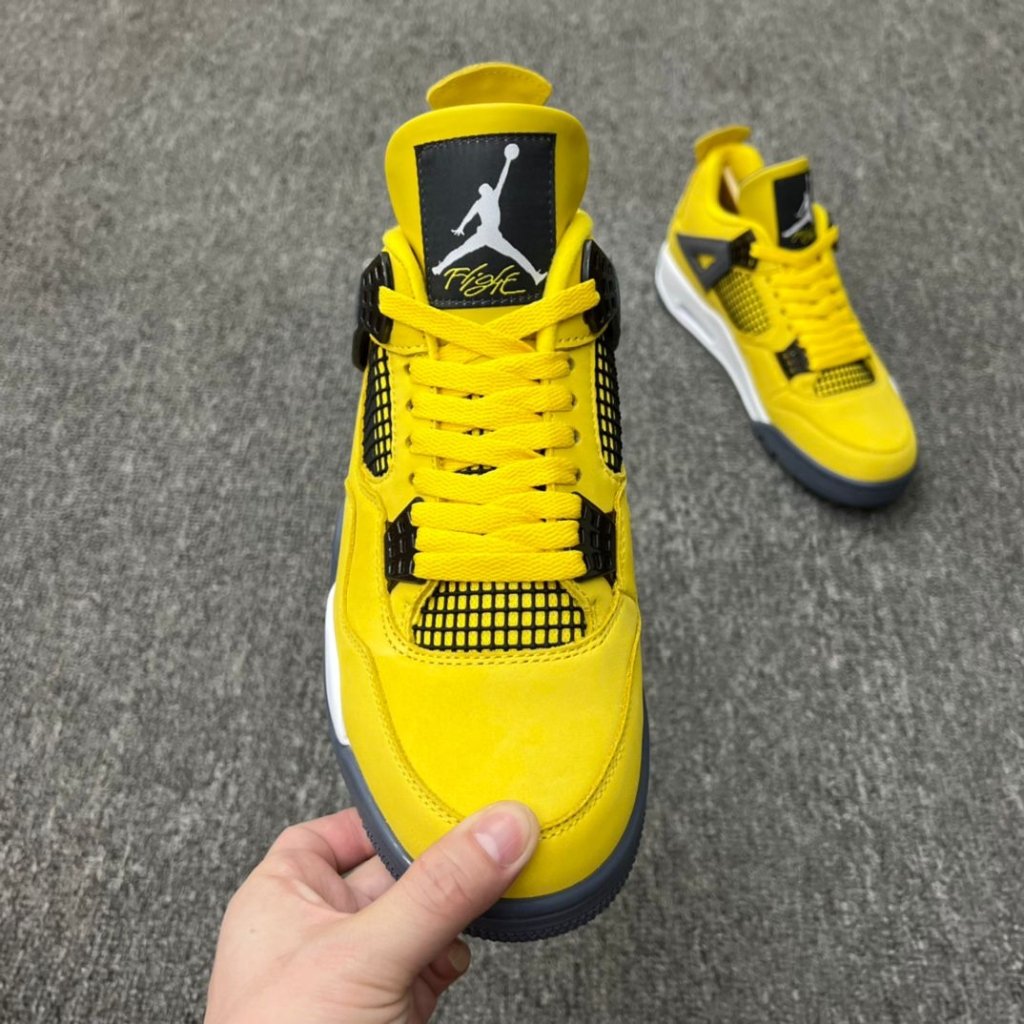 Air Jordan Retro 4 Lightning - Premium Leather