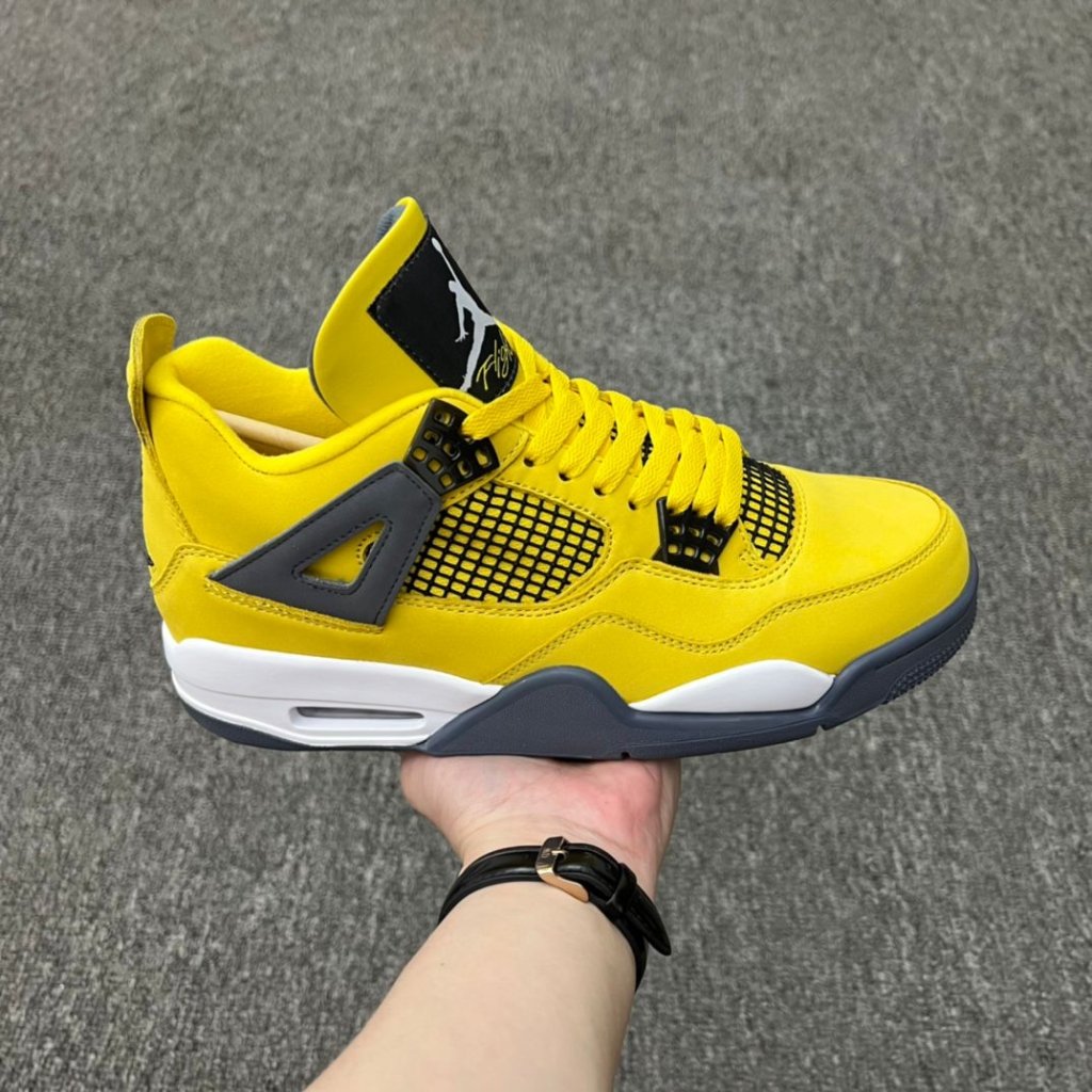 Air Jordan Retro 4 Lightning - Yellow Thunder