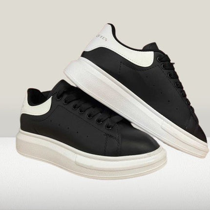 Alexander McQueen Black and white designer shoes for men/women