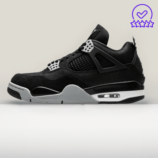 Jordan 4 Black Canvas [Full-Box]