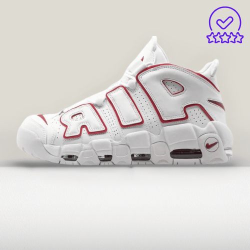 Air Uptempo Red White  [70% OFF]