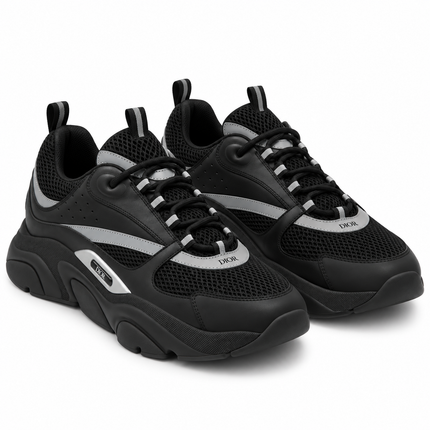 Dior B22 trainers black reflective  [NOU]