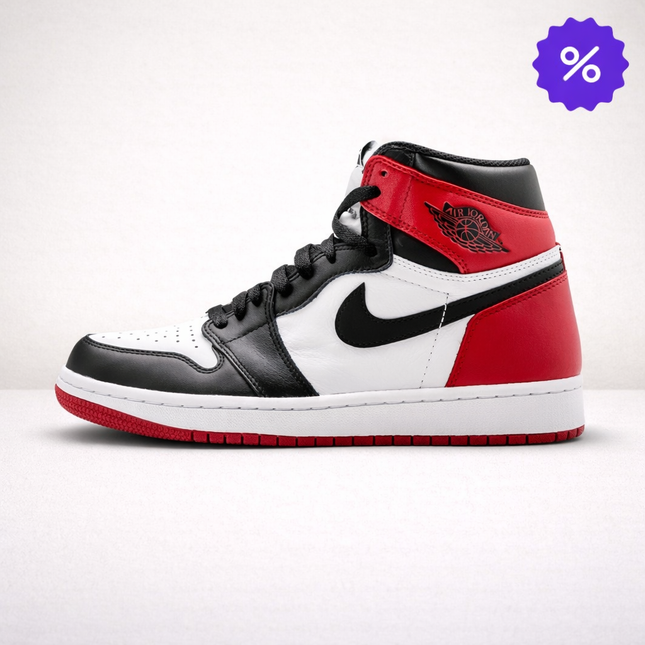 Jordan 1 Black-Toe [50% Off]