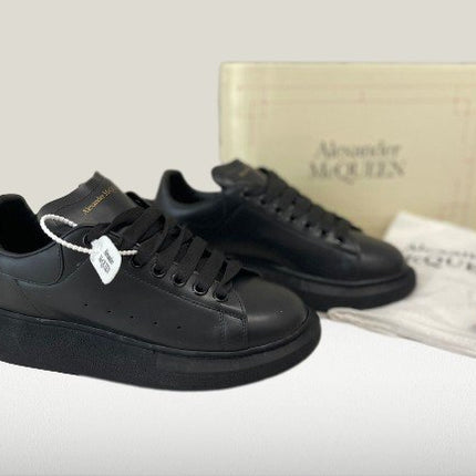 Elegant all-black Alexander McQueen Shoes