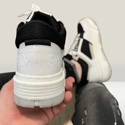 Heel view of m1 shoes 