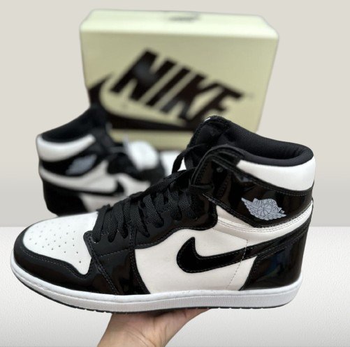 Jordan 1 All Star laced up with Black flat laces for a clean look