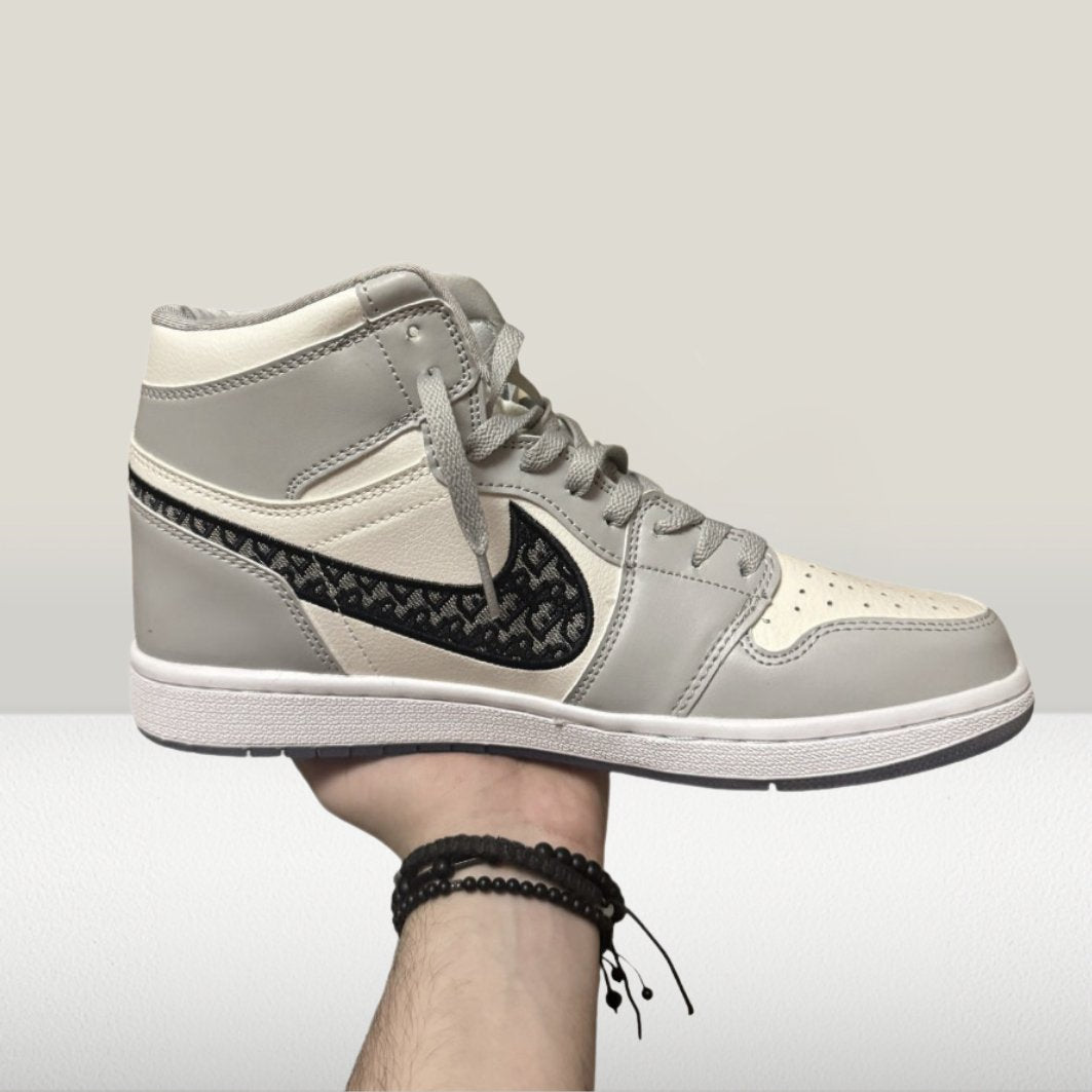 Jordan 1 High Sneakers with nike logo