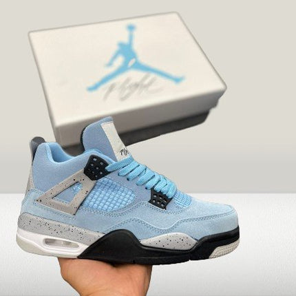 Jordan 4 University Blue sneakers side view