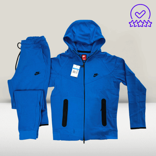 Tech Fleece Negru Full-Blue