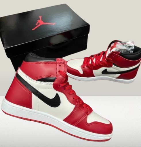 Vintage-style photo of the Air Jordan 1 Chicago for sneaker collectors