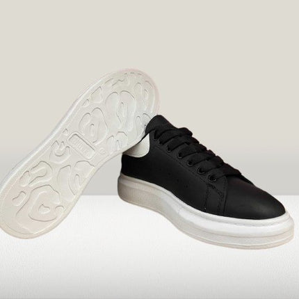 Alexander Mcqueen - Black and White [60% OFF] - ShoeResidencePremium Alexander McQueen Black sneakers with white elementsAlexander Mcqueen36Adidas McQueen NegruAdidas McQueen PantofAdidas Neagru Alexander9
