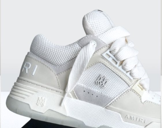 amiri mx1 30 白 Amiri Ma-1 Full White Sneakers | Lichidare Stoc & Reduceri