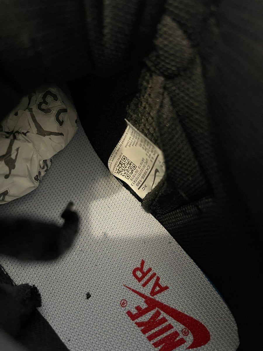 inside view of jordan 1 space jam
