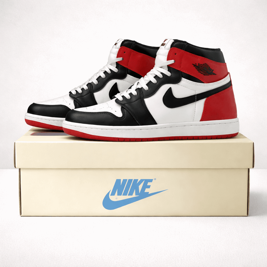 Pantofi Sport Jordan 1 BLACK-TOE – Lichidare Stoc | ShoeResidence