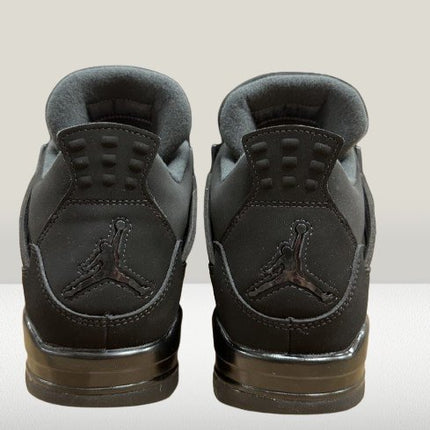 Jordan 4 Black Cat Leather [FULL - BOX] - ShoeResidenceJordan 4 Black Cat with logo Jordan 4364 adidas jordan4 black cat4 black cat adidas jordan4