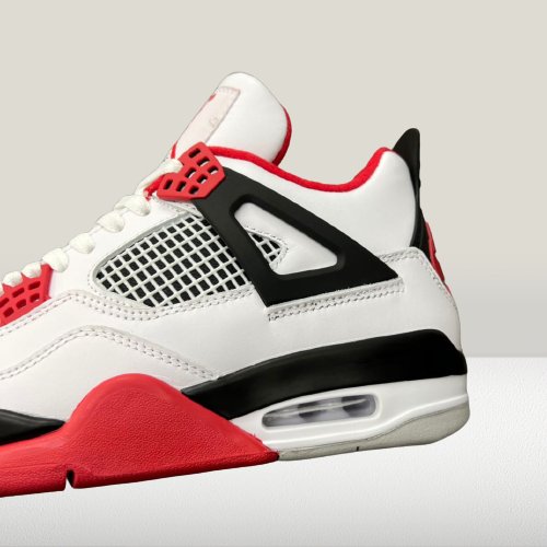 Jordan 4 Fire Red [ÎN CURAND] - ShoeResidenceNIKE AIR JORDAN 4 FIRE RED RETRO HIGH ROSU ALB WHITE PIELE REPS REPLICA CHINA ROMANIA TURCIA PIELE DAMA BARBATI UNISEX DRIP NOU adidasi sneakeri teniși încălțăminte pantofi sport original autentic calitate premium model stil urban colecție exclusivă ediție limitată confortabil design retro căutare populară cumpărare online livrare rapidă reduceri oferte speciale magazin online promoții vânzare mare preț accesibil varietate culori dimensiuni disponibil