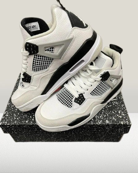 Nike Air Jordan 4 Military Black Piele Naturală | Preț Redus