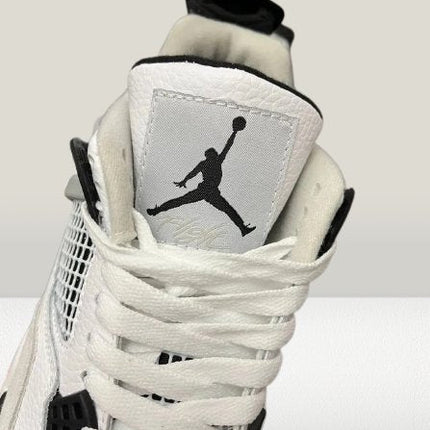 Jordan 4 Military Black Leather [Full - Box] - ShoeResidencePremium leather Jordan 4 Military Black shoesJordan 43744 black4 jordan6