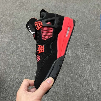 Jordan 4 Red Thunder FULL - BOX [LA REDUCERE] - ShoeResidenceJordan 4 Red Thunder sole view Jordan 4364 Red Negru4 Red Roșu4 Red Thunder9