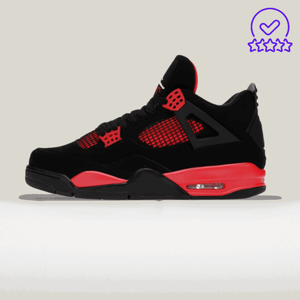 Jordan 4 Red Thunder FULL - BOX [LA REDUCERE] - ShoeResidencejordan 4 red thunderJordan 4364 Red Negru4 Red Roșu4 Red Thunder1
