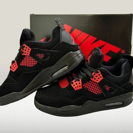 Jordan 4 Red Thunder RETRO [NOU] - ShoeResidenceTop view of Jordan 4 Red sneakersJordan 4364 Red Thunderadiasi jordan 4 red thunderadidas jordan 4 black cat11