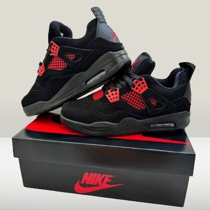Jordan 4 Red Thunder RETRO [NOU] - ShoeResidenceJordan 4 Red retro basketball sneaker lookJordan 4364 Red Thunderadiasi jordan 4 red thunderadidas jordan 4 black cat8