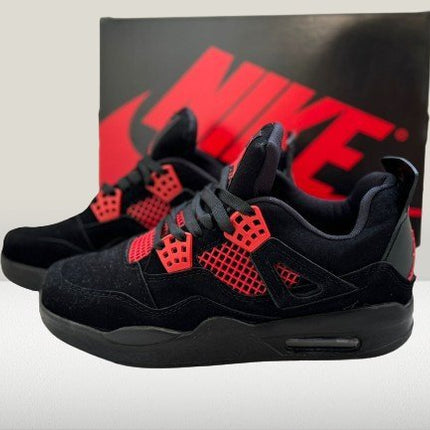 Jordan 4 Red Thunder RETRO [NOU] - ShoeResidenceJordan 4 Red with black and red accentsJordan 4364 Red Thunderadiasi jordan 4 red thunderadidas jordan 4 black cat4