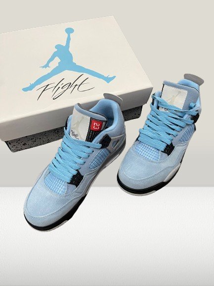 Jordan 4 University Blue PIELE [Full - Box] - ShoeResidenceJordan 4 University Blue PIELE [Full - Box]Jordan 436