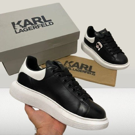 Karl Lagerfeld - Black Leather [40% OFF] - ShoeResidence Karl Lagerfeld shoes side viewKarl Lagerfeld36adidas alb karl lagerfeldadidas negurAdidasi Dama Karl4