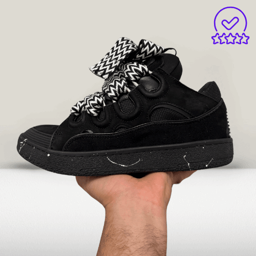 Lanvin Leather Curb Sneakers Black | Cumpără Pantofi Lux Originali Lanvin Leather Curb Sneakers Black | Cumpără Pantofi Lux Originali