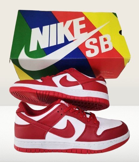 Adidași Nike Dunk Low 'Panda Red' | Preț Mic & Stoc Limitat