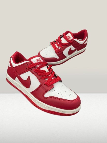 Adidași Nike Dunk Low 'Panda Red' | Preț Mic & Stoc Limitat