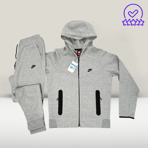 NIKEテック(グレー) Trening Nike Tech Fleece Gri 2024 - Set Complet | 55% Reducere