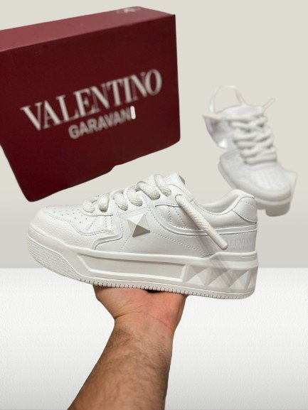 Valentino Garavani Sneakers Full-White | Cumpără Acum la Ofertă