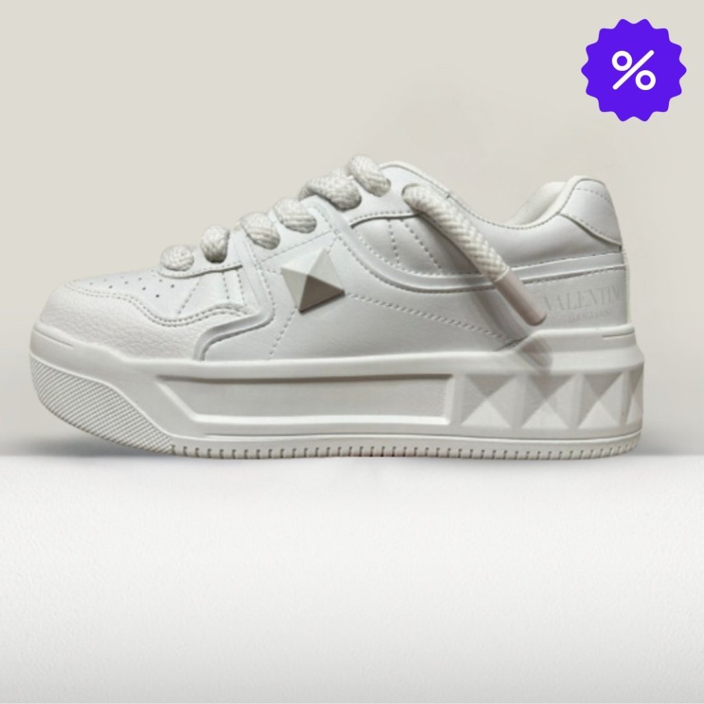 Valentino Garavani Sneakers Full-White | Cumpără Acum la Ofertă