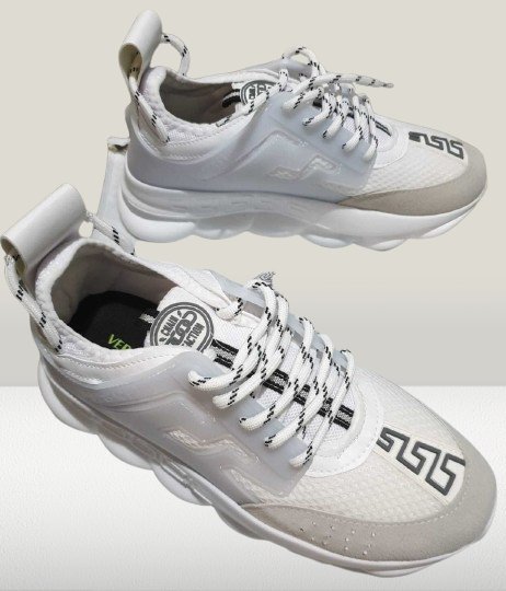 Dプライス Versace Chain Reaction Sneakers Albi – Colecția 2025 | ShoeResidence