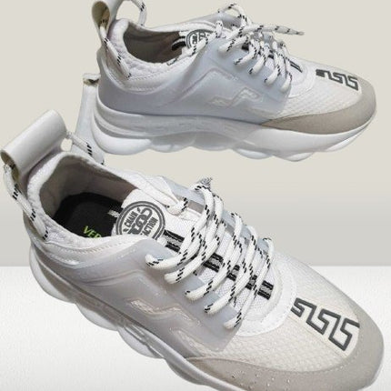 Versace Chain - Reaction ALB [40% Off] - ShoeResidenceVersace Chain Sneakers in white concrete Versace36Adidas Pantof Versace AlbAdidas Pantof Versace BlackAdidas Pantof Versace Chain3