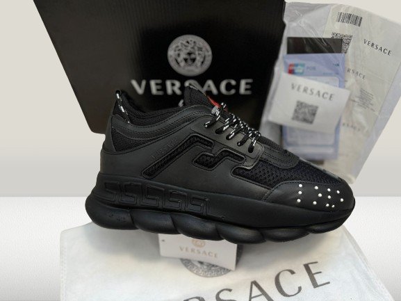 Versace Chain Reaction NEGRU [FULL - BOX] - ShoeResidenceVersace Chain Reaction NEGRU, Versace ADIDASI, Versace Pantof, Versace PANTOFI, Unisex, Adulti, Barbati, Dama, Copii, adidasi versace, adidasi versace chain reacton negru, adidasi versace barbati, versace romania, PANTOF VERSACE, PANTOFI VERSACE, PANTOFI VERSACE NEGRU, SNEAKER VERSACE, VERSACE CHAIN REACTION BLACK, VERSACE CHAIN REACTION PANTOF, VERSACE NEGRU, ADIDASI VERSACE NEGRU, ADIDASI VERSACE IEFTINIVersace36