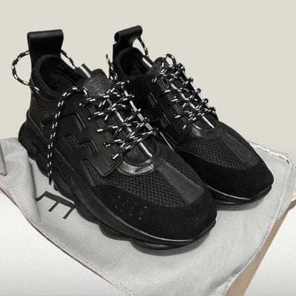 Versace Chain Reaction NEGRU [STOC LIMITAT] - ShoeResidenceVersace Chain Reaction sneakers stylish luxury designVersace36Adidas Pantof Versace BlackAdidas Pantof Versace ChainAdidas Pantof Versace Ieftin2