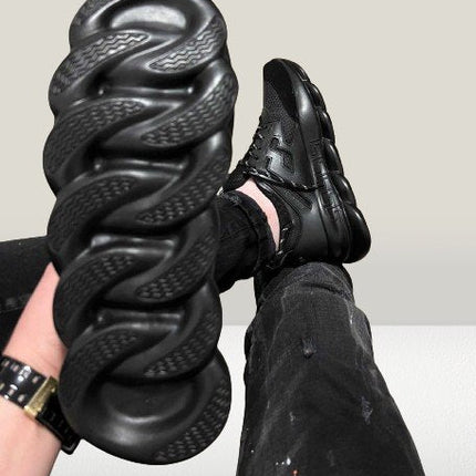 Versace Chain Reaction NEGRU [STOC LIMITAT] - ShoeResidenceVersace Chain Reaction backside viewVersace36Adidas Pantof Versace BlackAdidas Pantof Versace ChainAdidas Pantof Versace Ieftin5